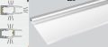   Üvegpolc megvilágító műanyag LED profil (DFM) 300 mm - hideg fehér  