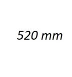 I.A. Egyedi hátfalmagasság + mag.korl.,520 mm,antracit