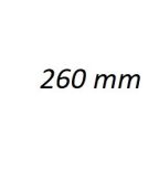 I.A. Egyedi hátfalmagasság + mag.korl.,260 mm,antracit