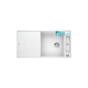   BLANCO AXIA III XL 6 S Silgranit mosogatótálca, palaszürke, üveg vágólappal, excenterrel