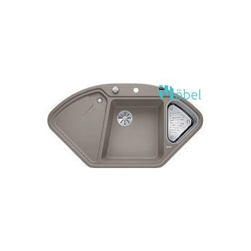   BLANCO DELTA II Silgranit mosogatótálca, antracit, tartozékokkal, excenterrel