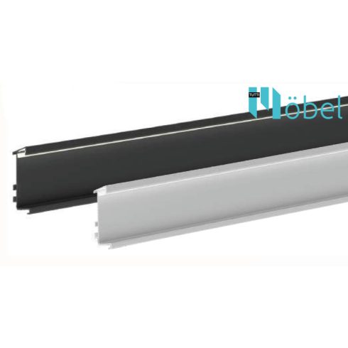 5453 LED "L" Gola, 4000 mm, fekete