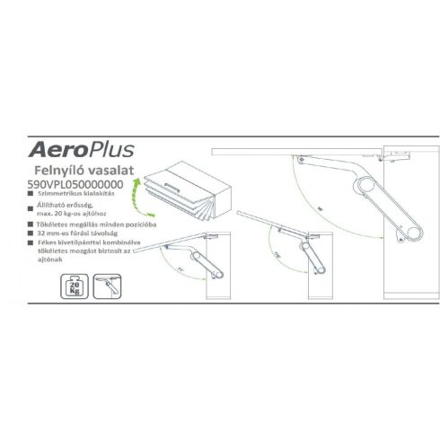 FGV felnyíló olló AEROPLUS