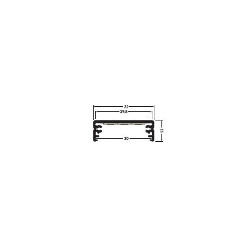 LED profil WIDE - alumínium