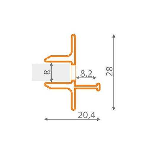 LED profil TWIN Plus
