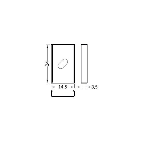 LED profil FIX, flexibilis (20 mm)