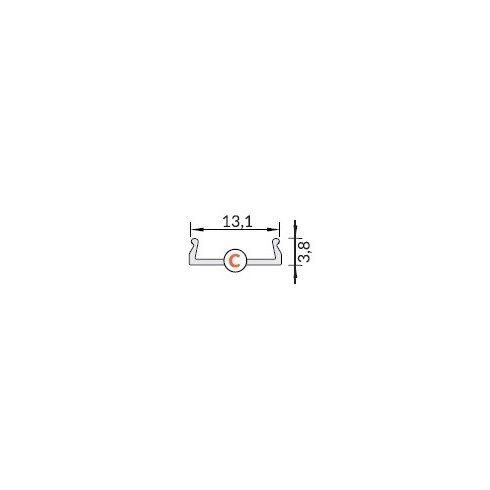 LED profil STEP takaró