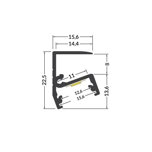 LED profil EDGE