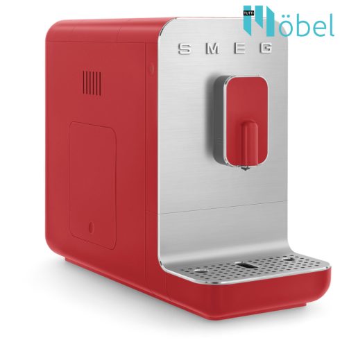 SMEG automata kávéfőző, matt piros