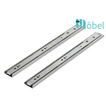   AGV fékes behúzású, teljesen kihúzható, golyós fióksín 450 mm