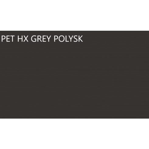 Fényes PET fólia - HX Grey Polysk