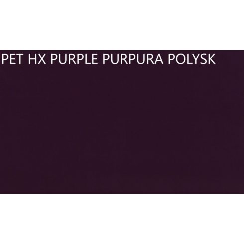 Fényes PET fólia - HX Purple purpura polysk 