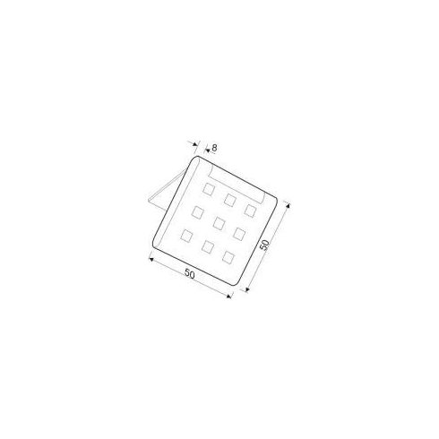 LED lámpa rácsavarozós (FJOTA) - alumínium 