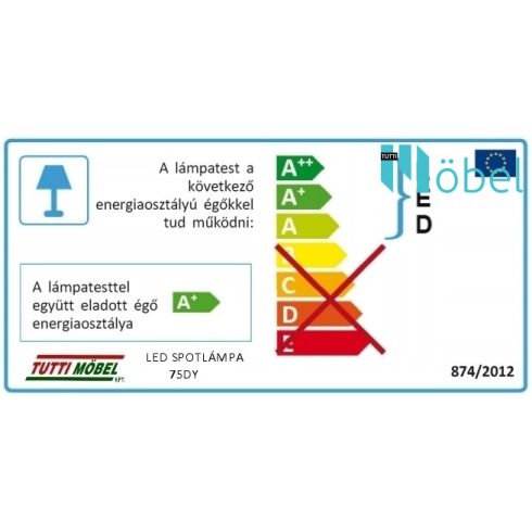 LED spotlámpa szett, bemarós - acél, meleg fehér, 2 izzó 