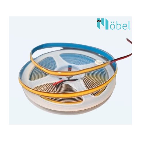 LED szalag (COB) - 528 LED/m, 13W, term.fehér, 5m/tek, BÁRHOL VÁGHATÓ /m/