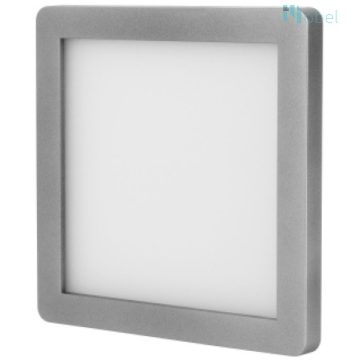   SLL04 LED lámpa, négyzet 100x100, matt króm, természetes fehér, 3W