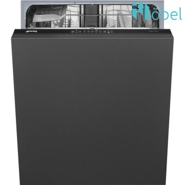   SMEG teljesen integrált mosogatógép, 60 cm, 13 teríték, 5 program, 3 hőmérséklet, D energiaosztály