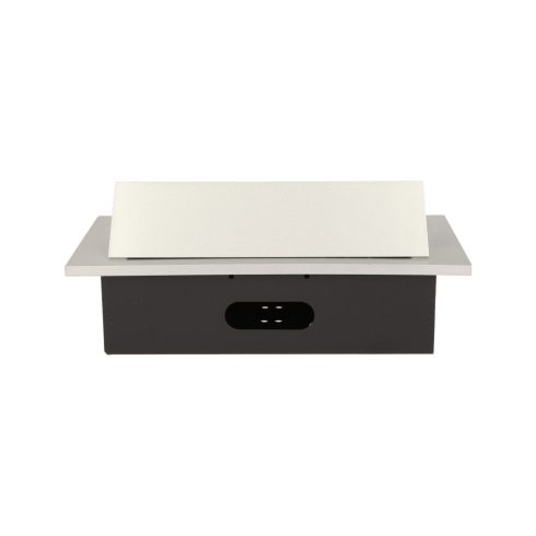 Asztallapba építhető konnektor, 2 dugaljjal, 3 USB