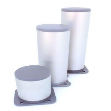 Henger alakú alumínium szekrényláb D-40