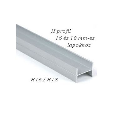 Profil H (18 mm) - alumínium