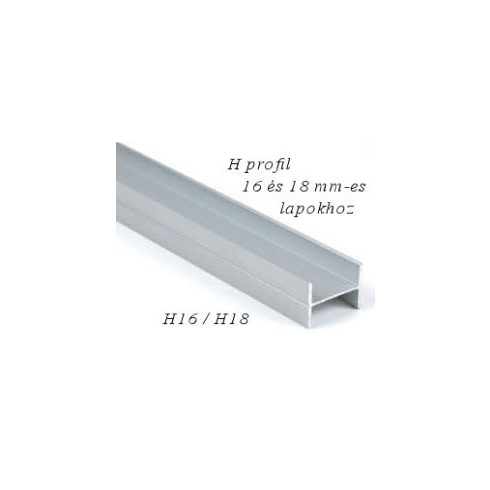 Profil H (18 mm) - alumínium