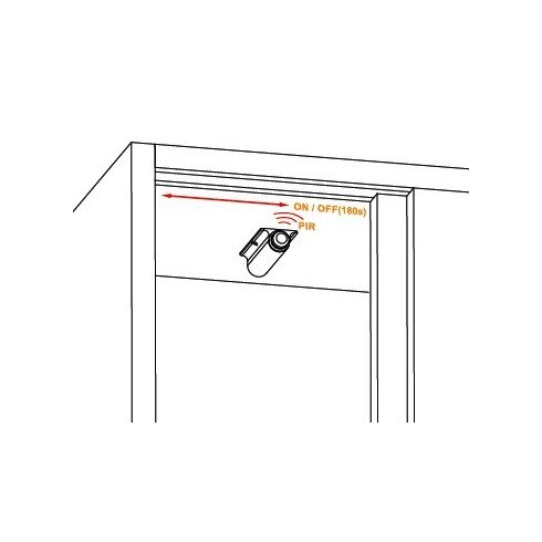 PIR érzékelő LED lámpákhoz, ajtónyitáshoz
