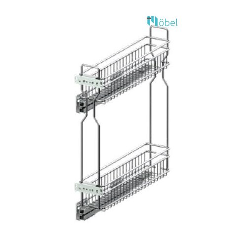 REJS SIMPLY oldalszerelésű kosár fékes, oldalszerelésű 150 mm, jobbos, króm 