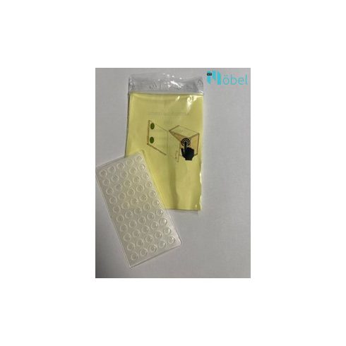 Ajtóütköző LIV1, D-7mm, H-1,5mm (50db / levél)