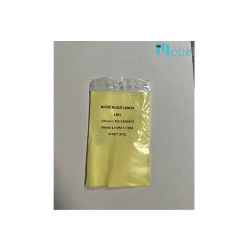 Ajtóütköző LIV1, D-7mm, H-1,5mm (50db / levél)