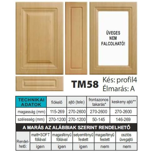 TM58 Marásminta