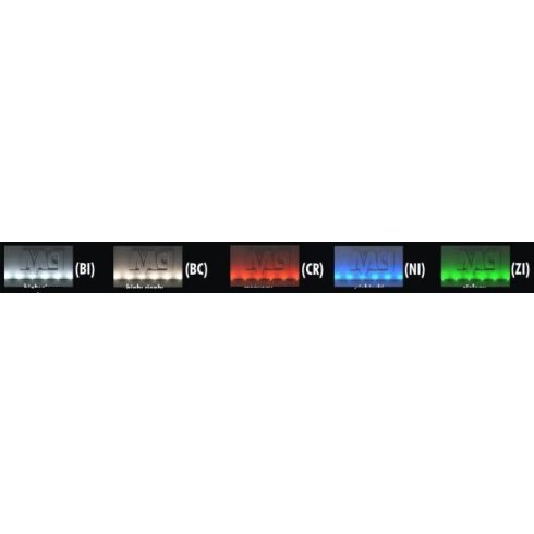 Üvegpolcvilágító LED 4-10 mm üveghez (360 mm) - piros