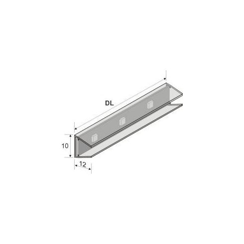 Üvegpolcvilágító LED 4-10 mm üveghez (560 mm) - hideg fehér