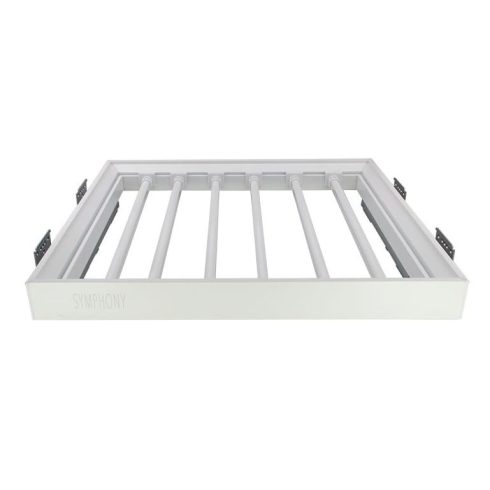 WB-662 Gardrób Nadrágtartó, fehér, 600 mm