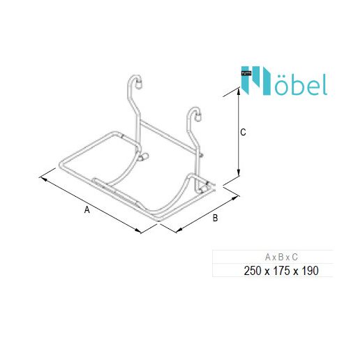 REJS papírtörlőtartó 16-os csőhöz