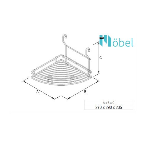 REJS sarokpolc 16-os csőhöz