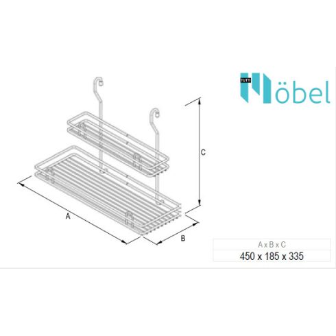 REJS dupla polc 16-os csőhöz