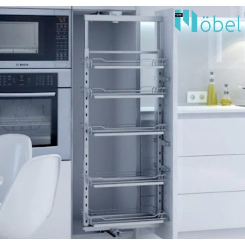 REJS elforgatható, fékes sínrendszer MIDI/MAXI kosarakhoz, 100 kg