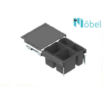   REJS SEGREGO Kihúzható szemetes (2x20L + 2x9L), 60-as szekrénybe H-425, 480 mm mélység