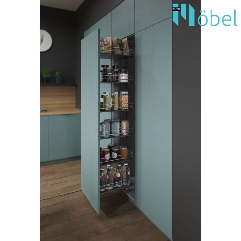 REJS MAXIMA SILVALine MAXI kamravasalat, sín nélkül 300 mm, 5 polc, grafit/króm 