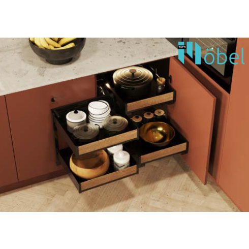 REJS MAXIMA CORNER SPACE PLUS kamravasalat sarokszekrénybe, 1100-1200 mm