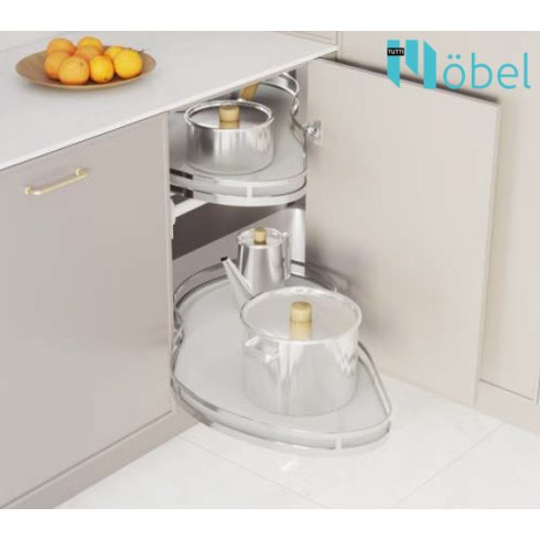 REJS ERGO CORNER OPTIMA 900/500, fehér/króm, jobb